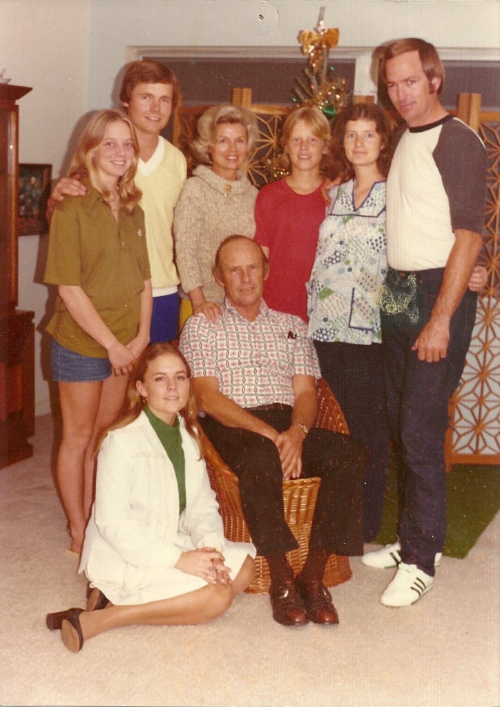 j. Loretta_ Eric_ Mother_ Wesley_ Kathleen_ Dwight_ Becky and Daddy_ Cocoa Beach_ FL_ Christmas_ 1975 (2)