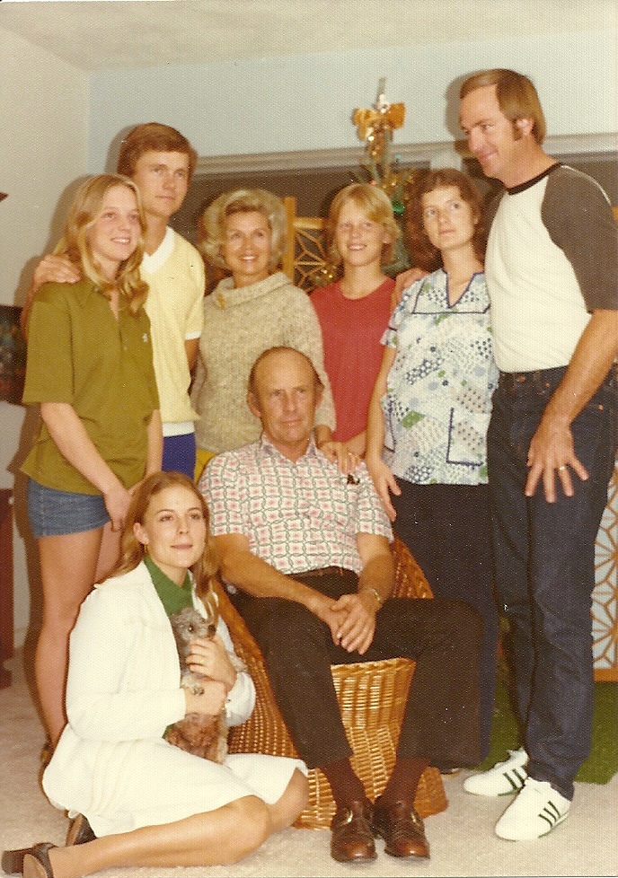 j. Loretta_ Eric_ Mother_ Wesley_ Kathleen_ Dwight_ Becky and Daddy_ Cocoa Beach_ FL_ Christmas_ 1975 (3)