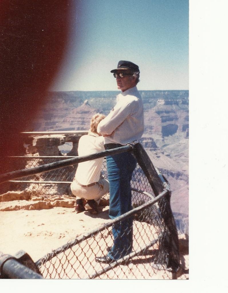t. Wesley and Daddy_ returning from Eric_s wedding_ Grand Canyon_ June_ 1982